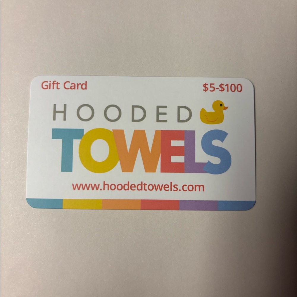 Hooded Towels Gift Card